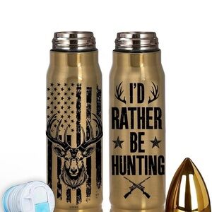 Gold Hunting-Themed Thermos Set